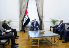 أبو ردينة يسلم ‎رسالة من الرئيس لرئيس الوزراء العراقي