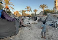 آثار القصف الإسرائيلي على غزة