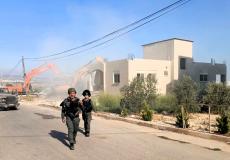 الاحتلال يهدم منزل بالضفة الغربية