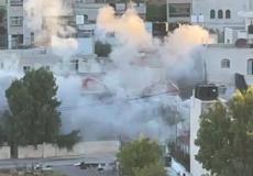 لحظة تفجير المنزل