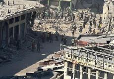 من استهداف المدرسة في حي الشيخ رضوان