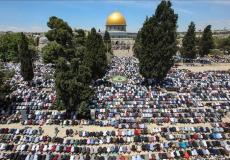 صلاة الجمعة في المسجد الأقصى