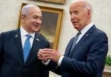 بايدن ونتنياهو في البيت الأبيض - أرشيف