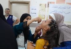 في مركز فتحي عرفات: حملة تطعيم شلل الأطفال تجمع أطفال غزة 