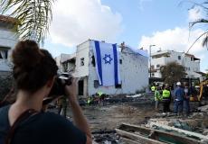 مبنى في كريات بيالك تضرر جراء قصف من لبنان