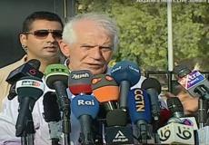 جوزيب بوريل من أمام معبر رفح