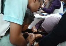 تطعيم 72 ألف طفل ضد شلل الأطفال في غزة