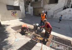 عُمال بلدية غزة