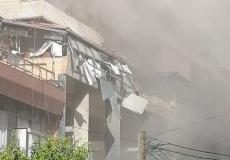 القصف على الضاحية الجنوبية لبيروت