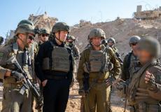 وزير الجيش الإسرائيلي يؤاف غالانت في رفح