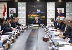 جلسة الحكومة الفلسطينية