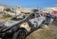 من آثار سقوط الصواريخ على طمرة