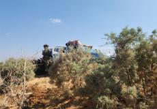 مكان عملية إطلاق النار بالقرب من البحر الميت