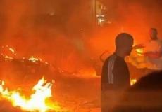 مجزرة حارة الحمام – شهداء في غارة جوية على مقهى بطولكرم