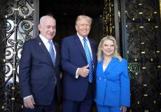 سارة نتنياهو وترامب ونتنياهو