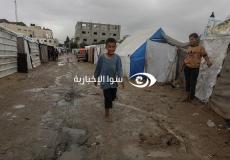 مخيمات دير البلح خلال العدوان على غزة