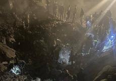 آثار الغارة الإسرائيلية على بيروت