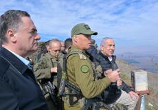 نتنياهو على الحدود السورية