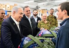 نتنياهو في قاعدة "تل هشومير" العسكريّة