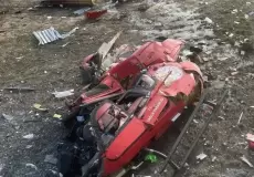 من مكان الحادث