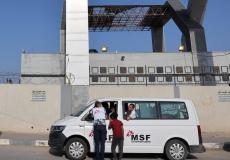مركبة أطباء بلا حدود في قطاع غزة