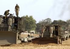 الجرافات الإسرائيلية في قطاع غزة