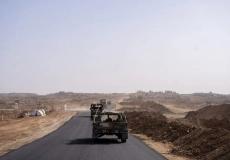 محور نيتساريم وسط قطاع غزة