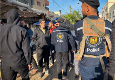 نشر الآلاف من عناصر الشرطة الفلسطينية في قطاع غزة