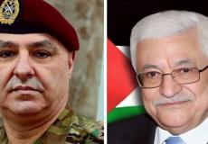 الرئيس الفلسطيني محمود عباس ونظيره اللبناني جوزيف عون