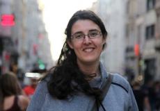 صورة ملتقطة في إسطنبول في 26 مايو 2017، للإسرائيلية الروسية إليزابيث تسوركوف. ا ف ب