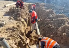 عمال بلدية غزة