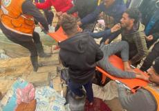 إصابة 5 مواطنين إثر انهيار سور بشكل جزئي غرب خانيونس