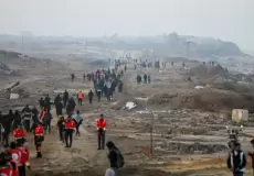 ممر نتساريم خلال عودة الغزيين إلى شمال قطاع غزة