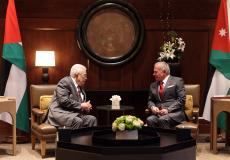 الرئيس عباس والعاهل الأردني عبدالله الثاني