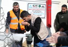 منظمة رحمه حول العالم تفتتح بئر مياه بمدينة بيت لاهيا شمال قطاع غزة 