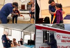 مستشفى الهلال الأحمر الميداني بغزة