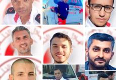 طاقم الهلال الأحمر المفقود في رفح