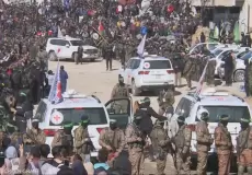 خلال تسليم أسرى إسرائيل في قطاع غزة