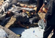 مجزرة عيد الفطر - استشهاد أسرة كاملة في خانيونس