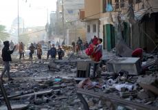 آثار العدوان الإسرائيلي على غزة
