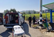 من مكان العملية قرب حيفا