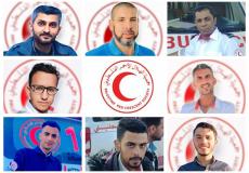 انتشال جثامين 15 شهيدا من الدفاع المدني والهلال الأحمر برفح