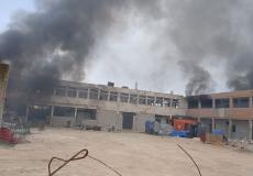 إطلاق قنابل حارقة على بلدة الخيام جنوبي لبنان