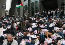 متظاهرون في فرنسا يحتجون على استشهاد الصحفيين في غزة / AA