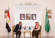 وزير الخارجية السعودي ونظيره المصري