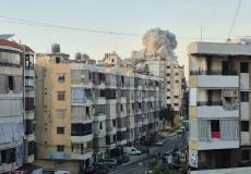 قصف إسرائيلي يستهدف بناية في الضاحية الجنوبية لبيروت