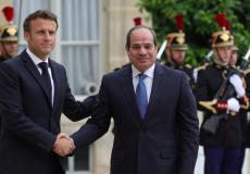 ماكرون والسيسي