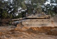 الجيش الإسرائيلي يبدأ العمل في محور موراج جنوب قطاع غزة