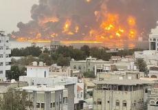 العدوان على ميناء الحديدة باليمن.
