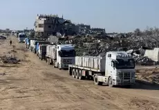 شاحنات المساعدات